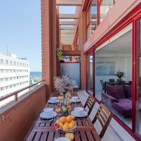 Unique Rentals - Stylish Seafront Duplex Barcelona Exteriér fotografie